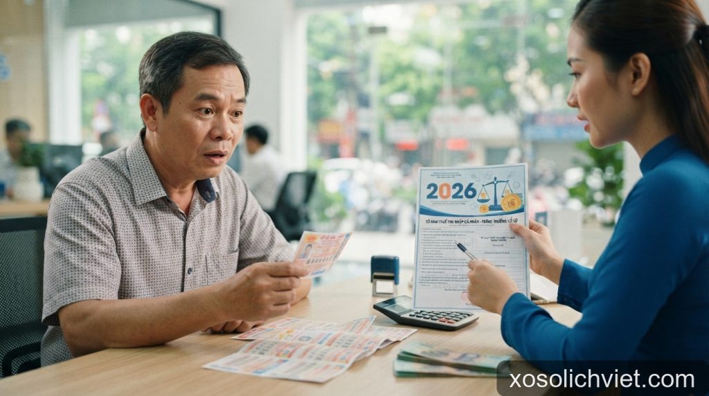 Hướng dẫn chi tiết cách tính thuế thu nhập cá nhân từ trúng thưởng xổ số mới nhất năm 2026